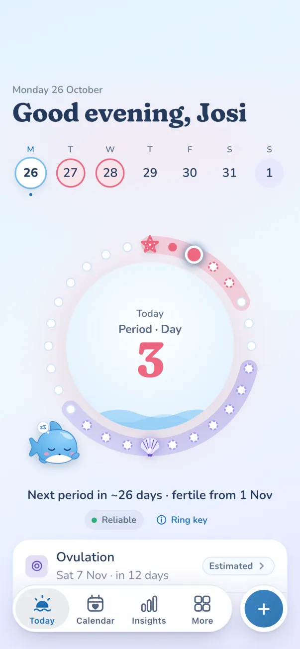 Today: the cycle ring, as shown in widgets and on Apple Watch